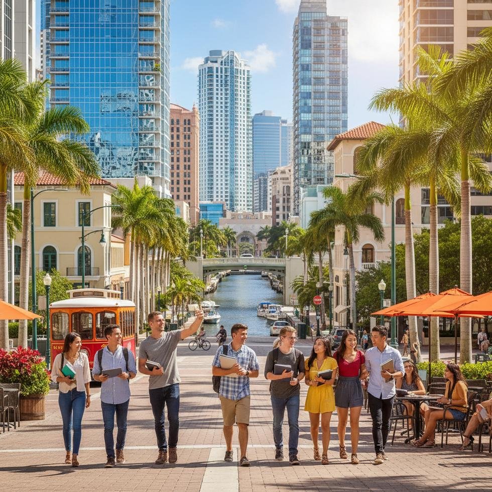 Fort Lauderdale Amerika dil okulları fiyatları