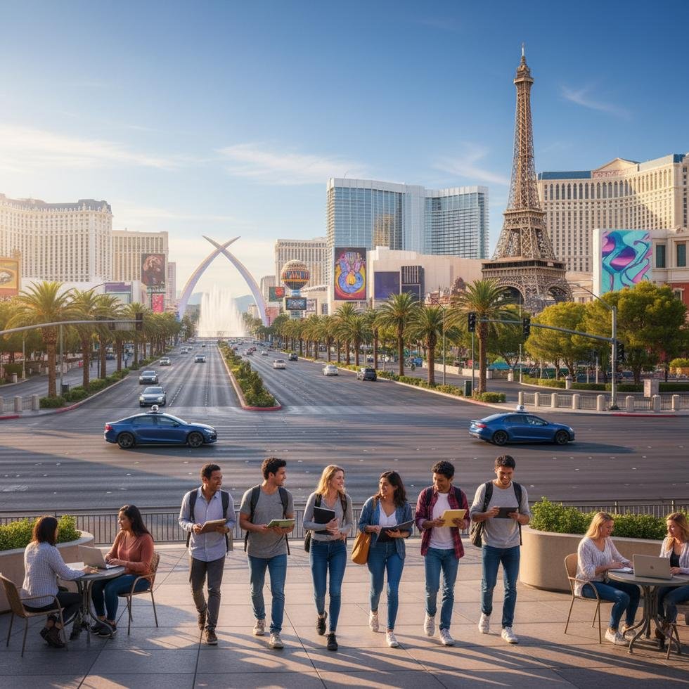 Las Vegas Amerika dil okulları fiyatları