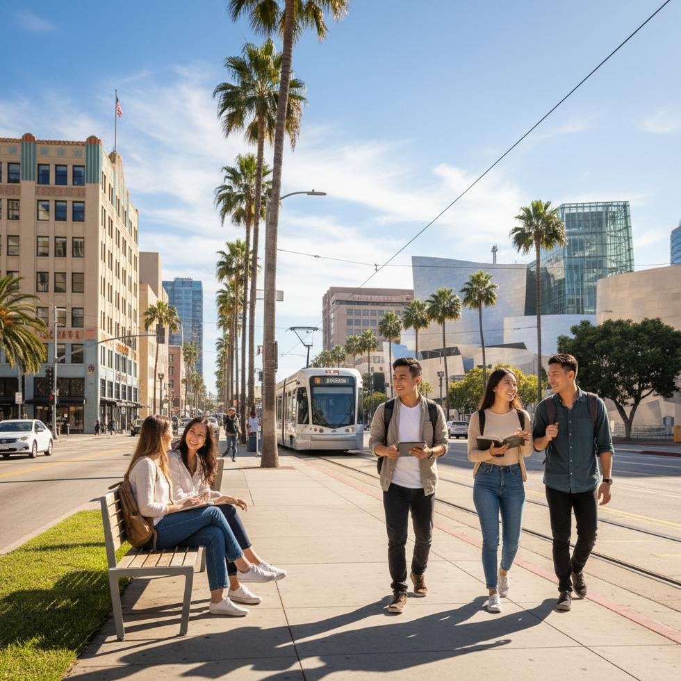 Los Angeles Amerika dil okulları fiyatları
