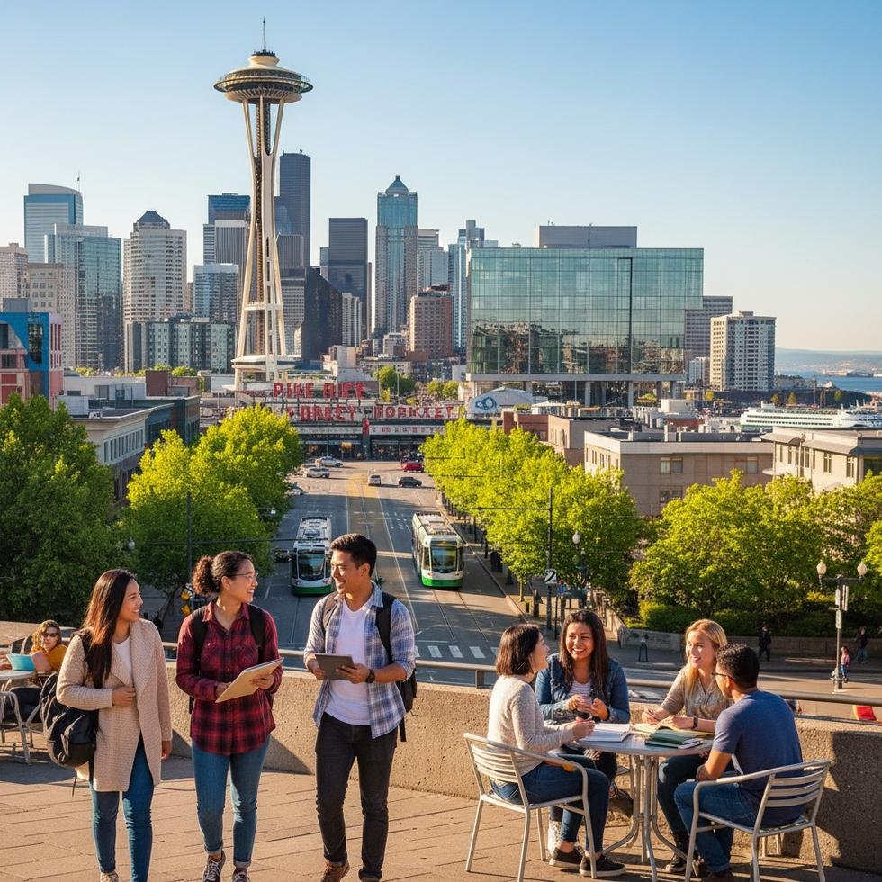 Seattle Amerika dil okulları fiyatları