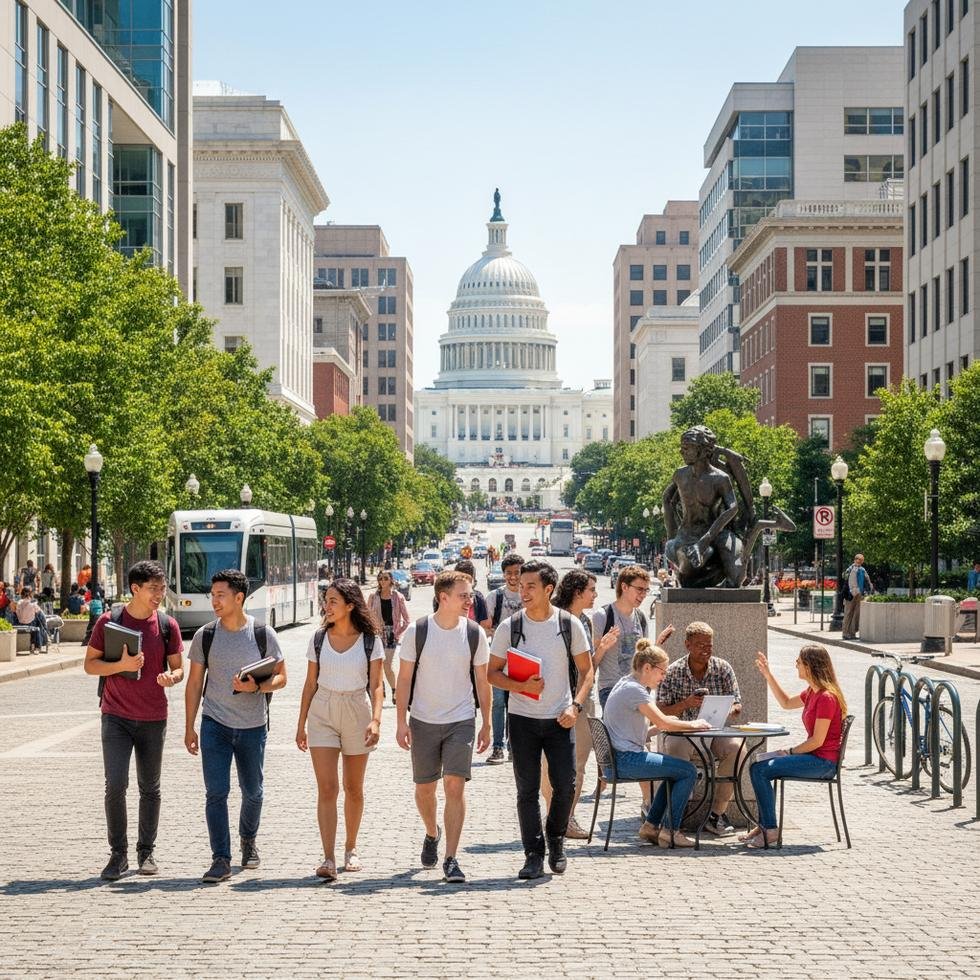 Washington DC Amerika dil okulları fiyatları