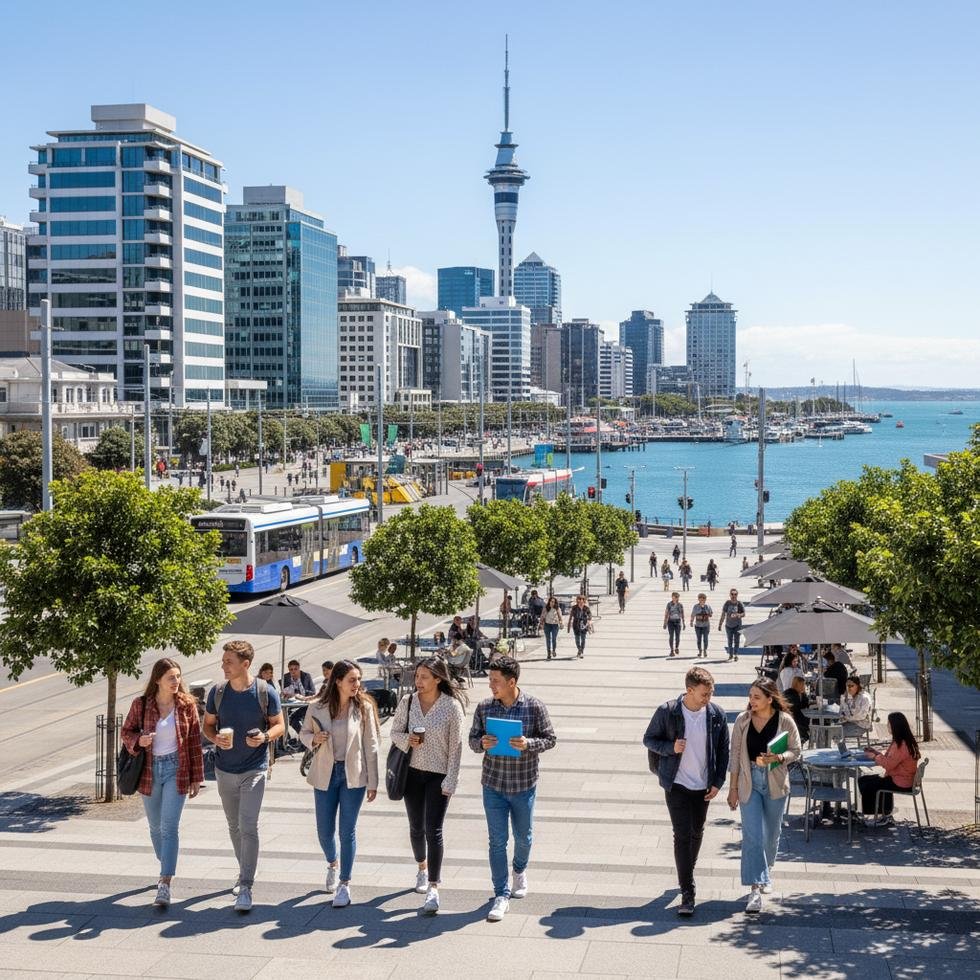 Auckland Yeni Zelanda dil okulları fiyatları
