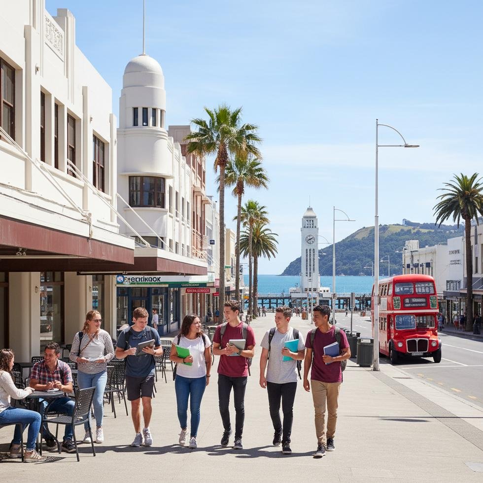 Napier Yeni Zelanda dil okulları fiyatları