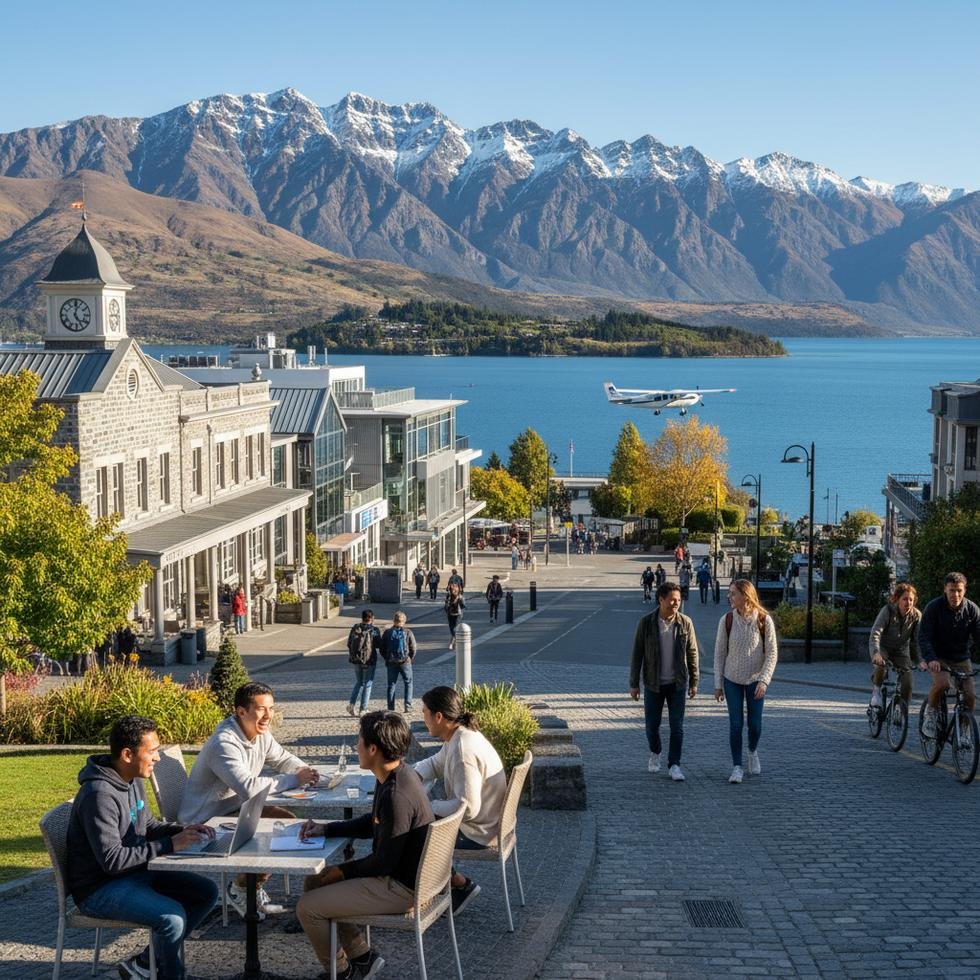 Queenstown Yeni Zelanda dil okulları fiyatları